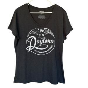 Fanatics Womens Nascar Daytona Shirt Extra Large XL Black Racing Speedway